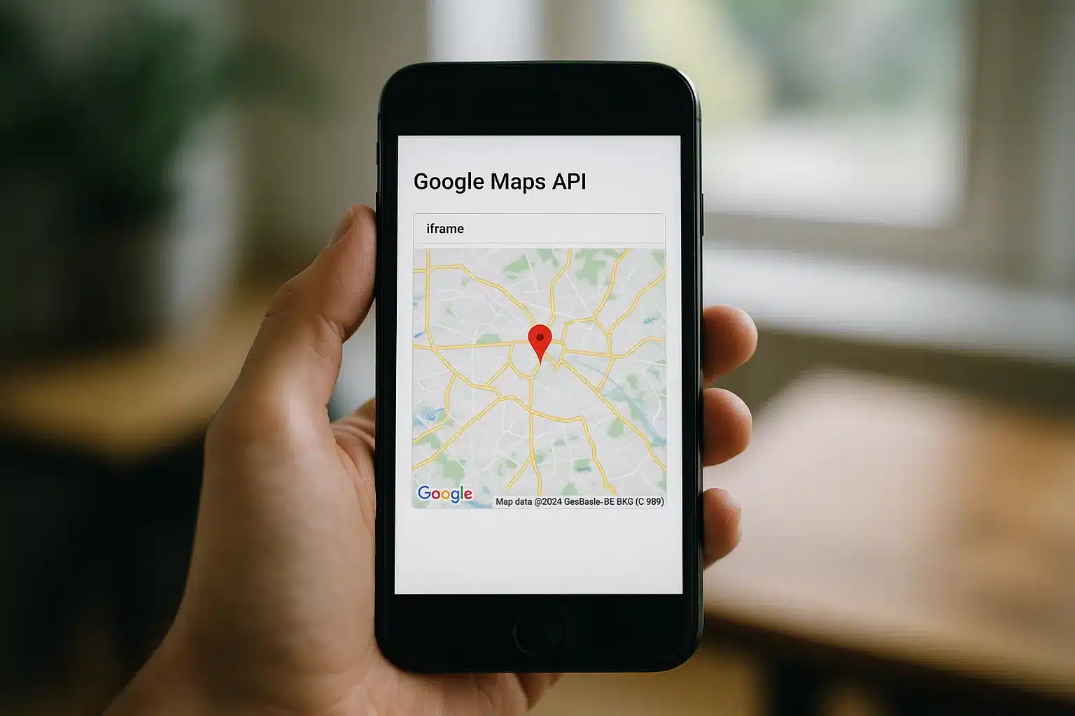 Google Maps api verständlich erklärt Embed