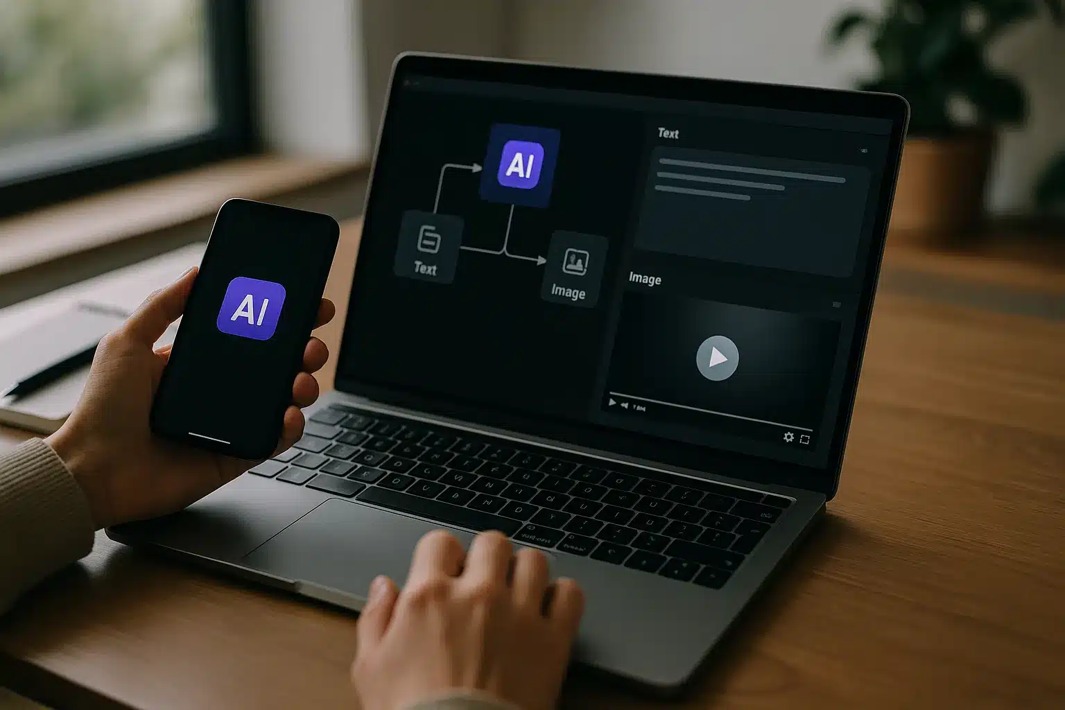 AI Content Tools Briefing‑zu‑Entwurf Workflow