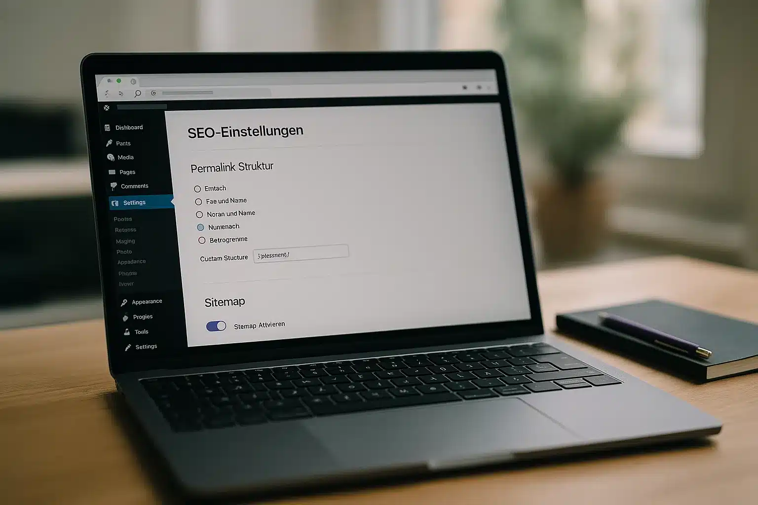 Übersicht: WordPress SEO Basiseinstellungen (Permalinks & Sitemap)