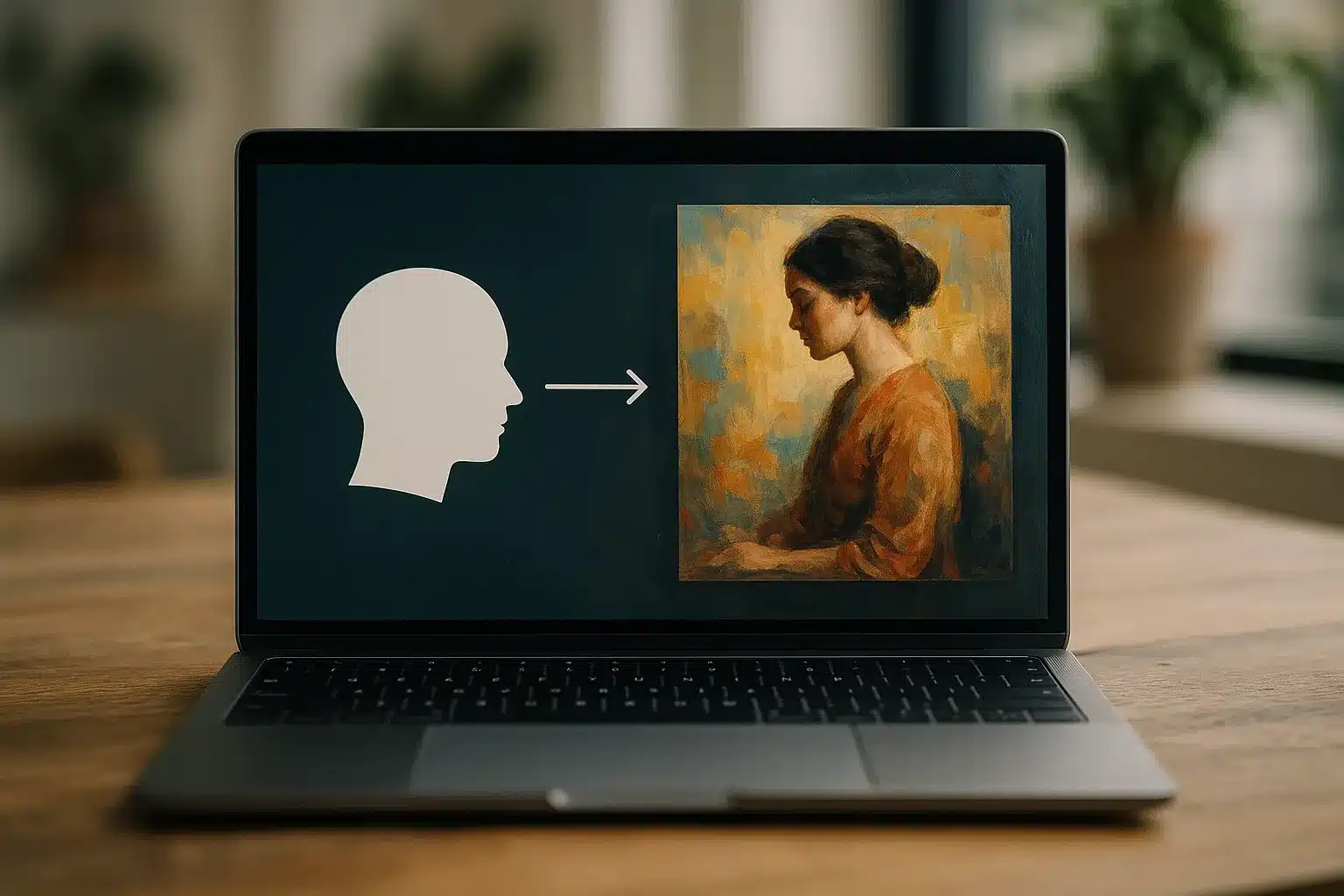 AI in der Kunst in einem visuellen Prompt-to-Painting-Workflow