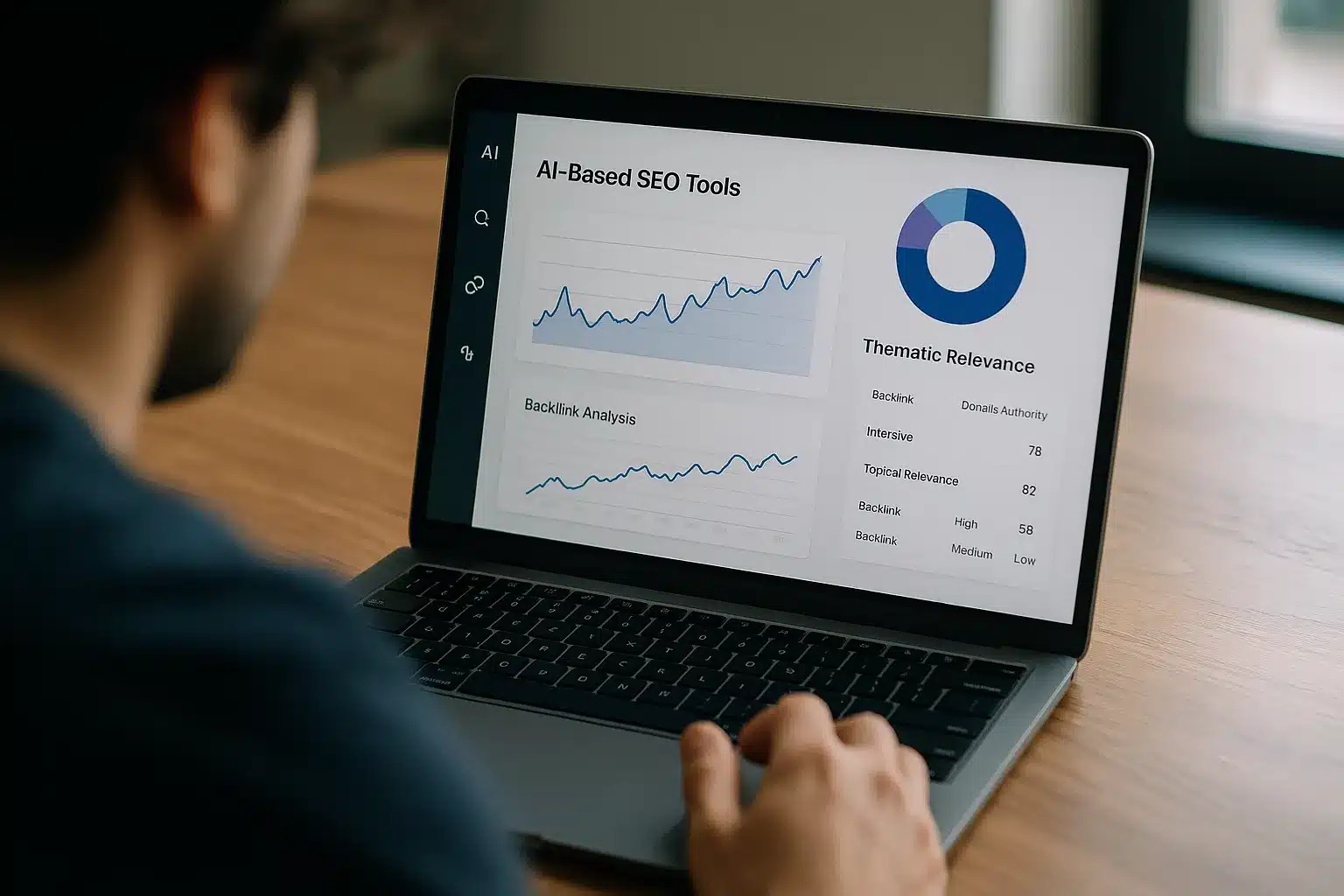 ki-basierte seo-tools analysieren Backlink-Muster und Themenrelevanz