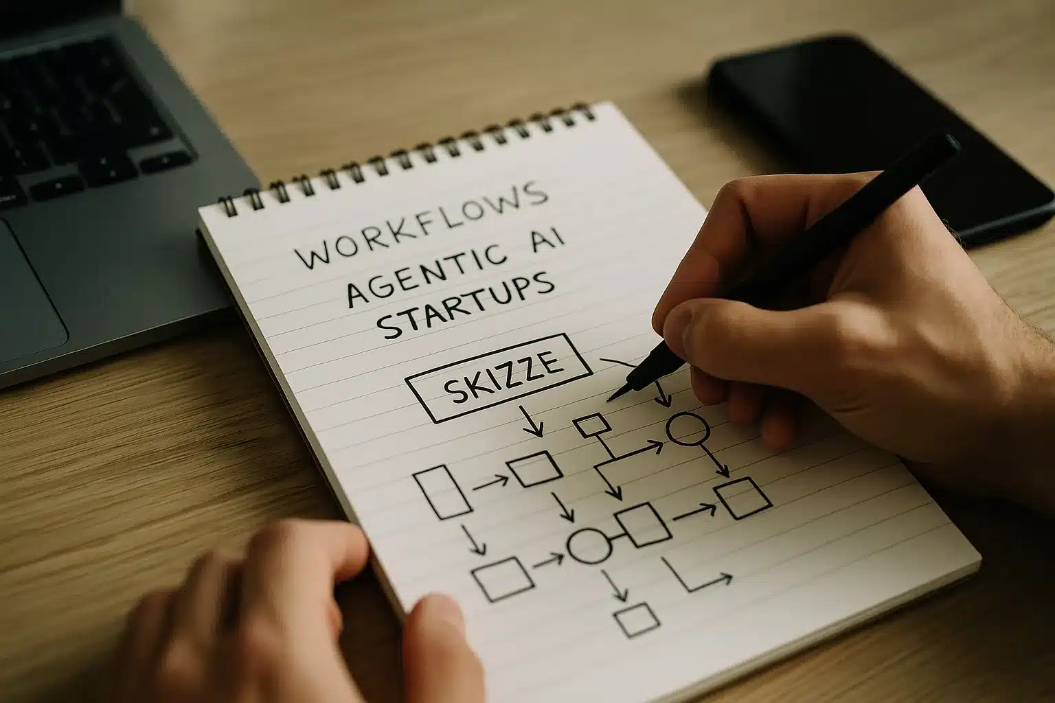 Workflows agentic ai startups – Skizze