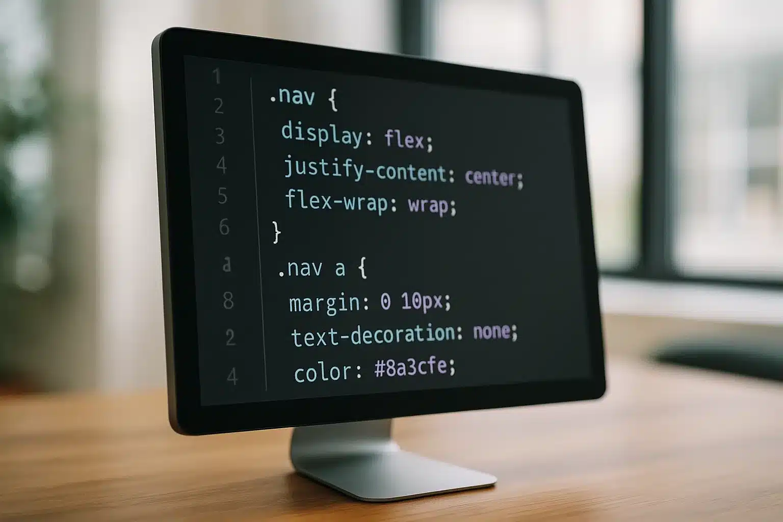 Navigation mit flexbox layout: zentriert und mit Wrap