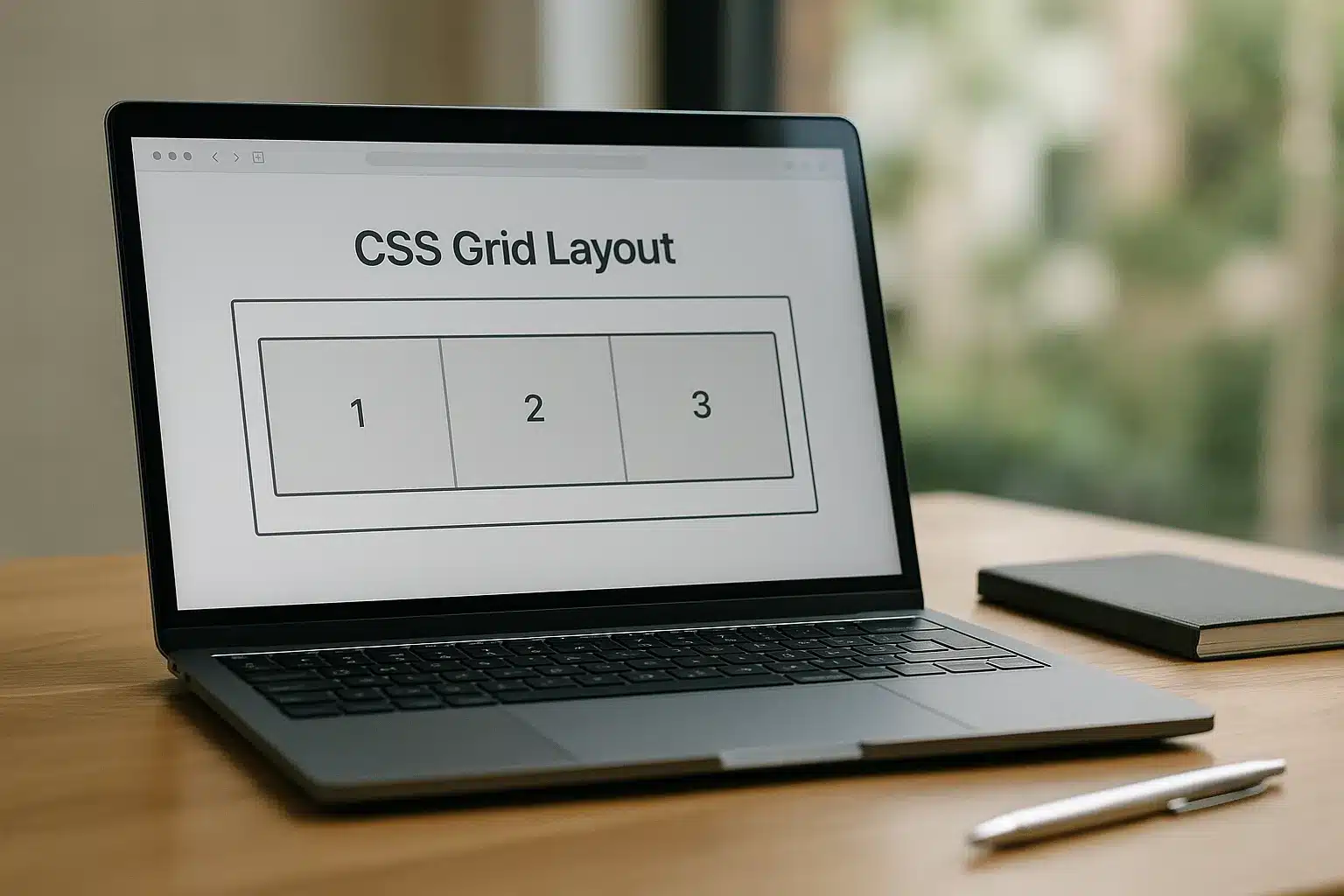 CSS Grid Tutorial: visuelle Darstellung eines 3-Spalten-Layouts