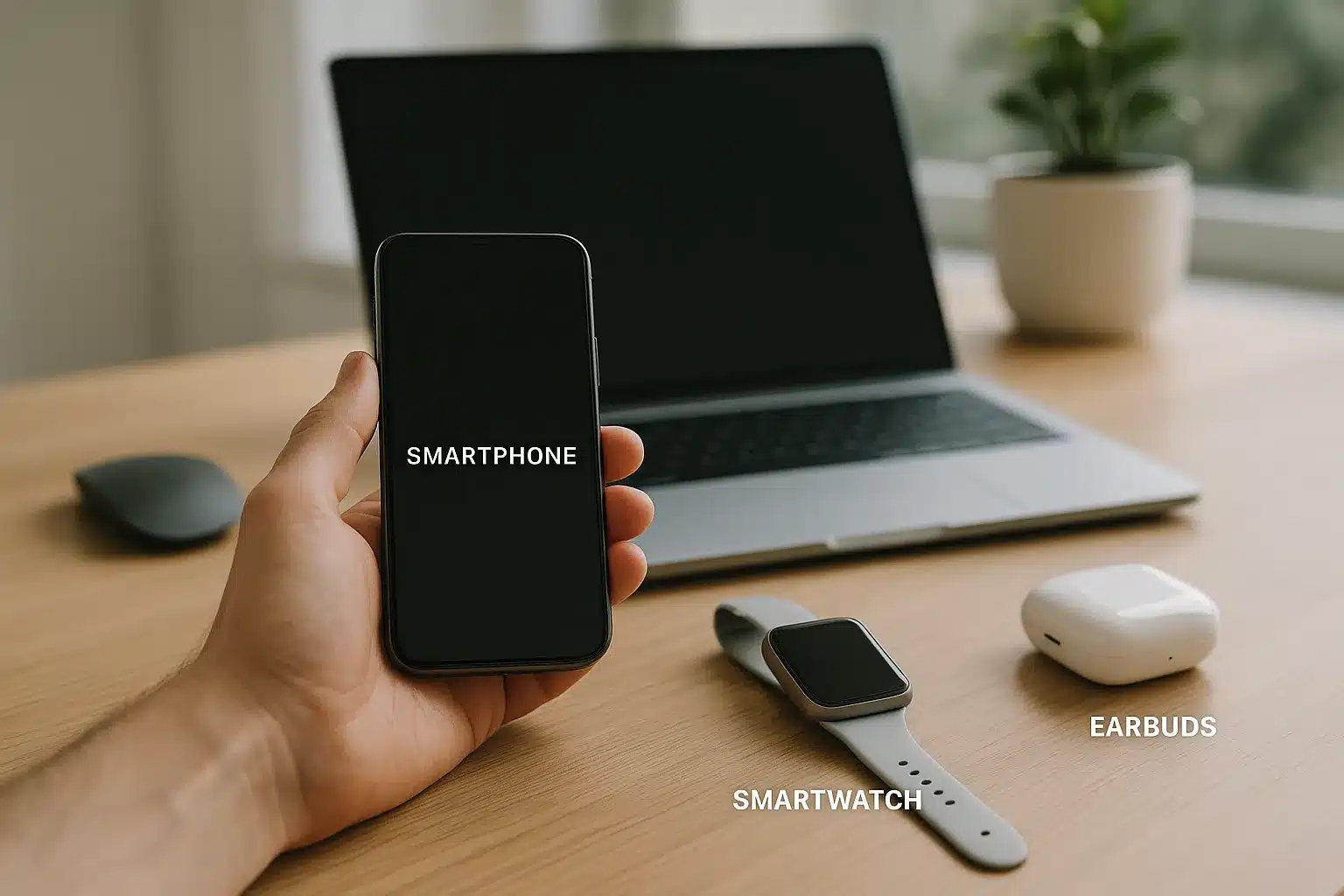 Collage der Top Gadgets 2025, Produktkategorien und Alltagsszenen, mit klaren Labels und neutralem Hintergrund