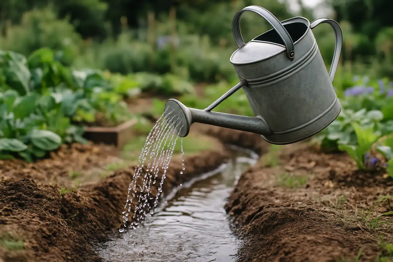 Wassermanagement im Permakultur Garten