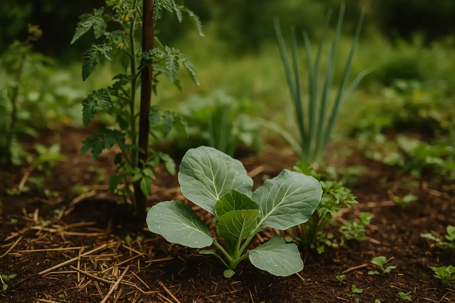 Mischkultur-Gilden im essbarer garten