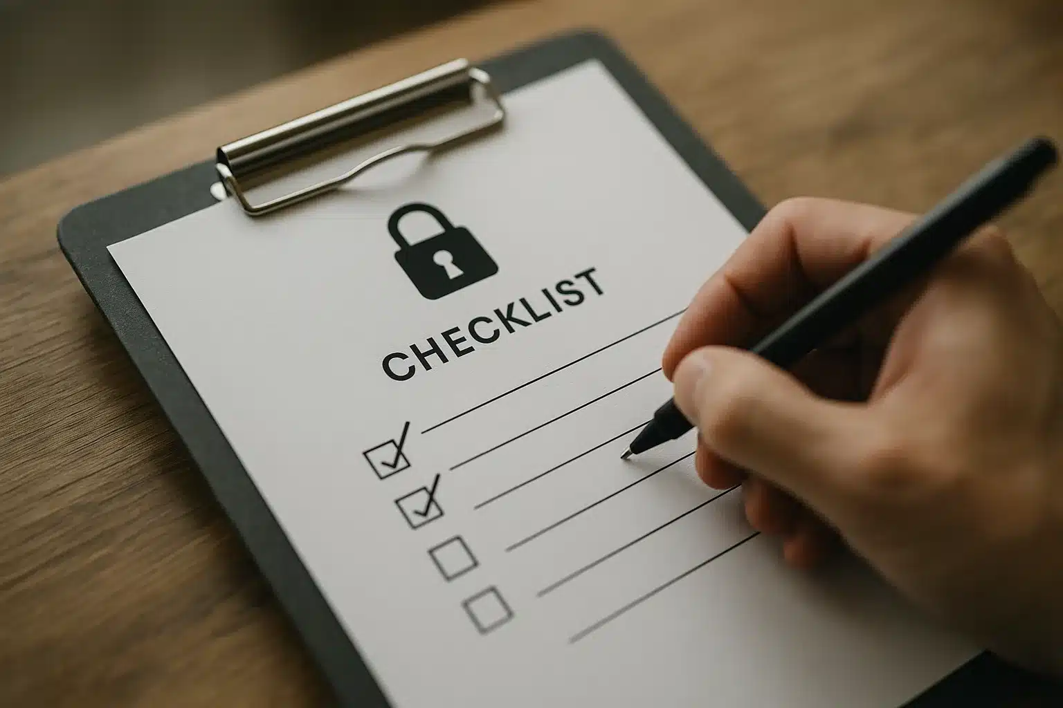 Visuelle Sicherheits-Checkliste mit Prioritäten – wordpress sicherheitstipps