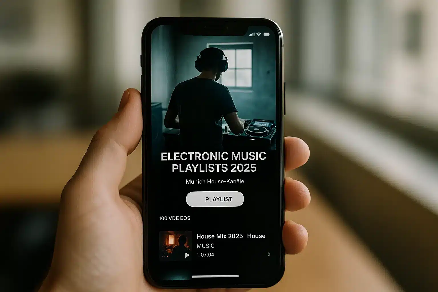 elektronische musik playlists 2025 auf YouTube: München House-Kanäle