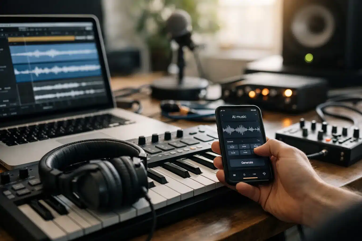 Vergleichsgrafik zu AI Musikproduktion Tools: Workflow, Export und typische Einsatzbereiche