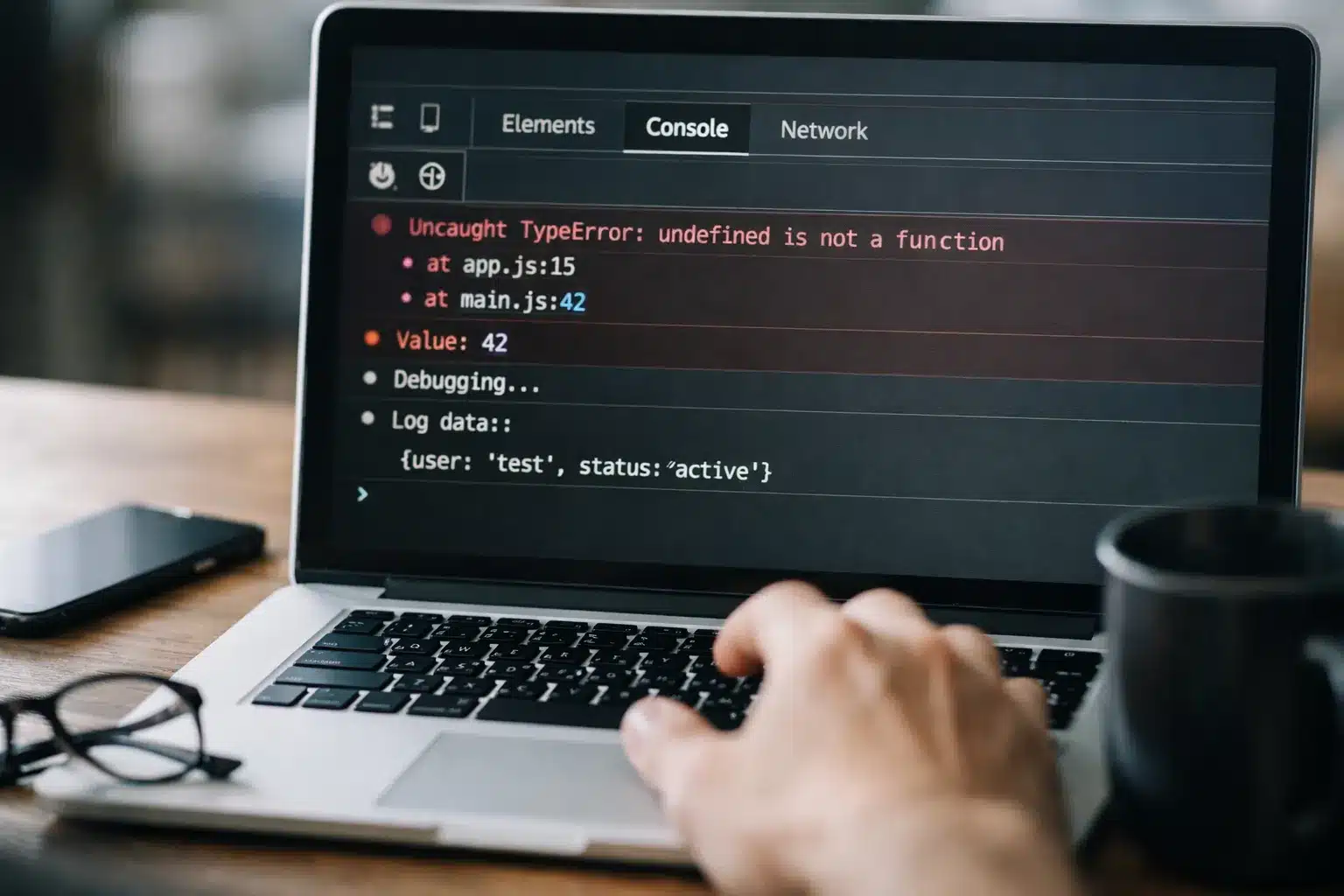 Debugging in der Browser-Konsole