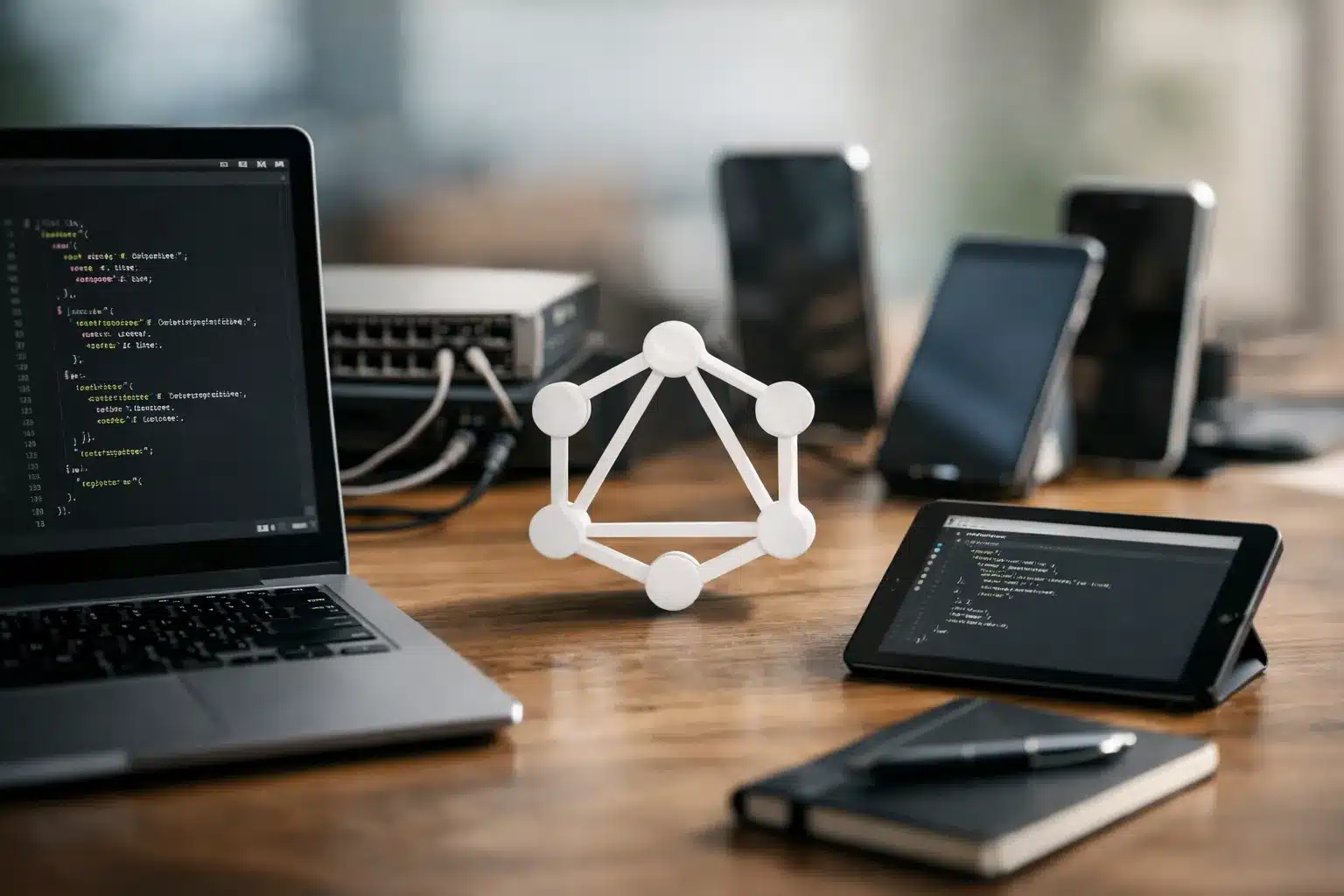 Rest und GraphQL Gegenüberstellung als Migrationspfad: REST Services, GraphQL Gateway, Clients