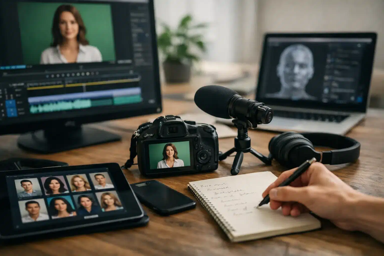 Workflow für AI Video Avatare von Skript bis Export
