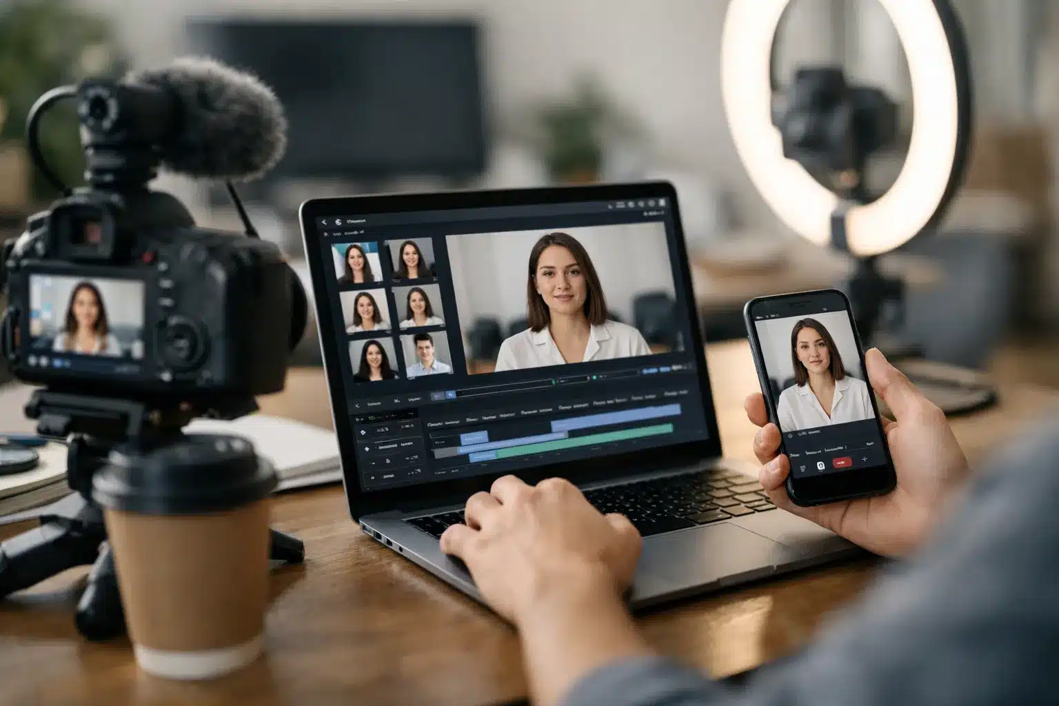 Beispiele für ki-video-avatare in Social Media, Ads und Onboarding